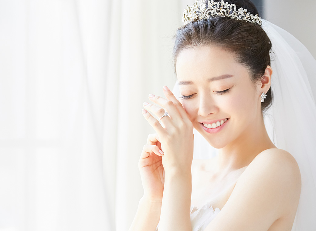 結婚式前に